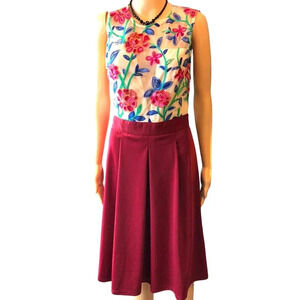 VTG Y2K Acevog  Floral Lace Sleeveless Women Dress Size S
